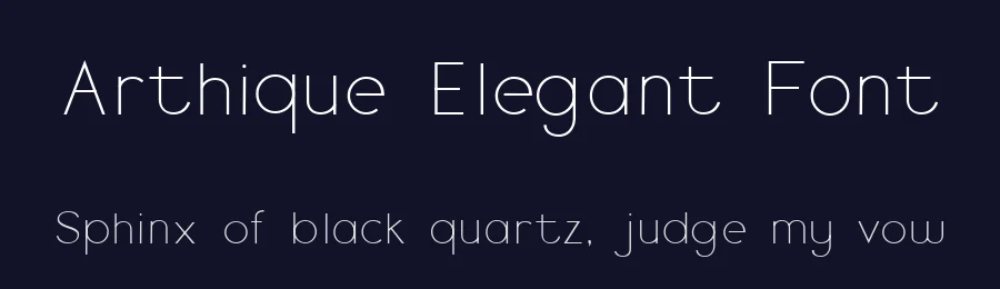 Arthique Elegant Font by SheillaType Store — Display Font — thumbnail 2