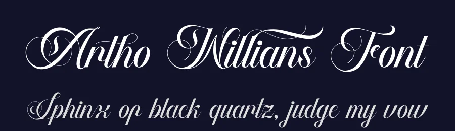 Artho Willians Font by Denustudios — Script Handwritten Font — thumbnail 2