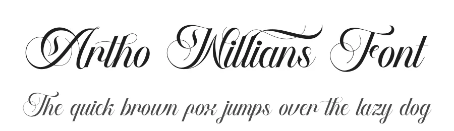 Artho Willians Font by Denustudios — Script Handwritten Font