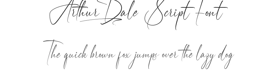 Arthur Dale Script Font by noahtype — Script Handwritten Font