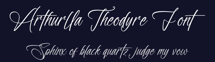 Arthurlla Theodyre Font by letterenastudios — Script Handwritten Font — thumbnail 2