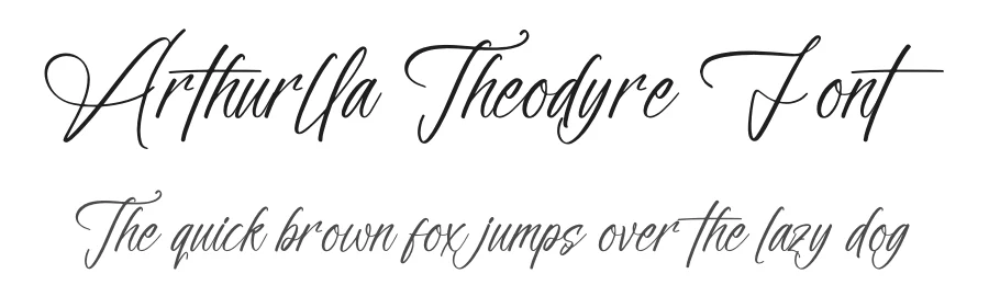 Arthurlla Theodyre Font by letterenastudios — Script Handwritten Font
