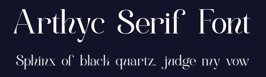 Arthyc Serif Font by ErmediaStudio — Serif Font — thumbnail 2