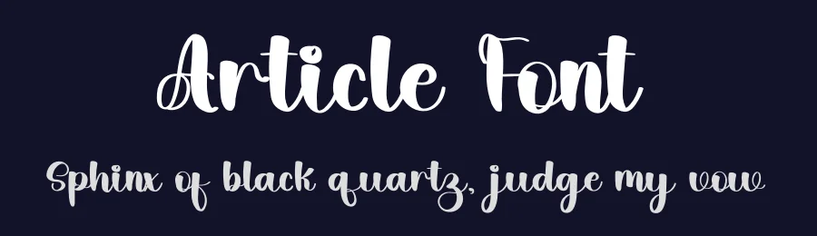 Article Font by inermediaSTUDIO — Script Handwritten Font — thumbnail 2