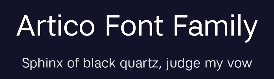 Artico Font Family by cretype — Decorative Font — thumbnail 2