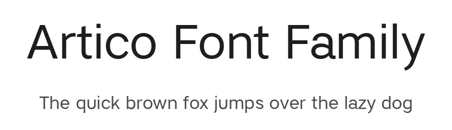 Artico Font Family by cretype — Decorative Font