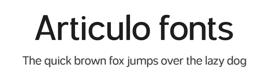 Articulo fonts by Gilar Studio β Sans Serif Font