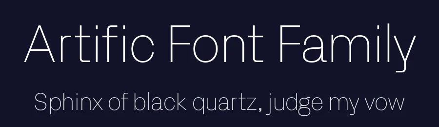 Artific Font Family by powertype — Sans Serif Font — thumbnail 2
