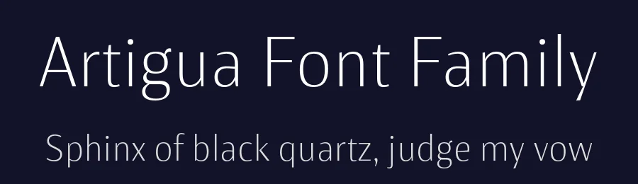 Artigua Font Family by Picador — Sans Serif Font — thumbnail 2