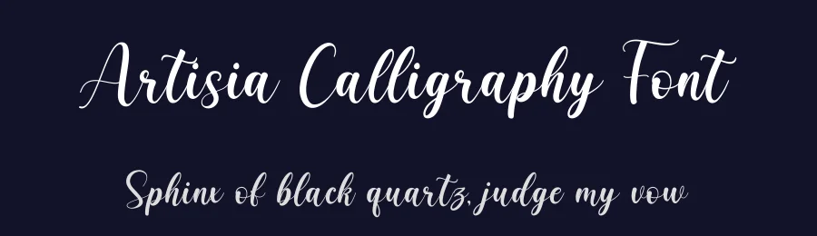 Artisia Calligraphy Font by Basnistudio — Script Handwritten Font — thumbnail 2