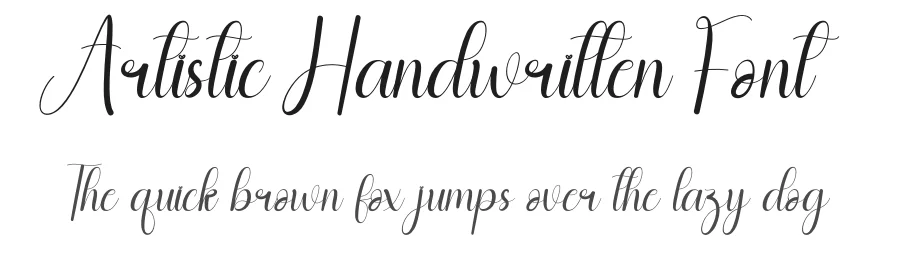 Artistic Handwritten Font by andikastudio — Script Handwritten Font