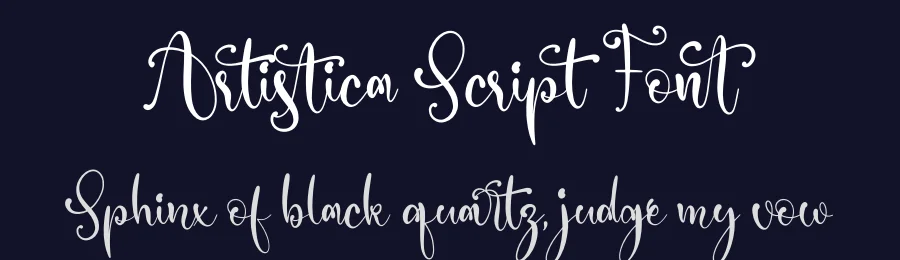 Artistica Script Font by perspectype — Script Handwritten Font — thumbnail 2