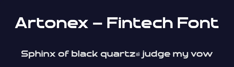 Artonex – Fintech Font by twinletter — Display Font — thumbnail 2