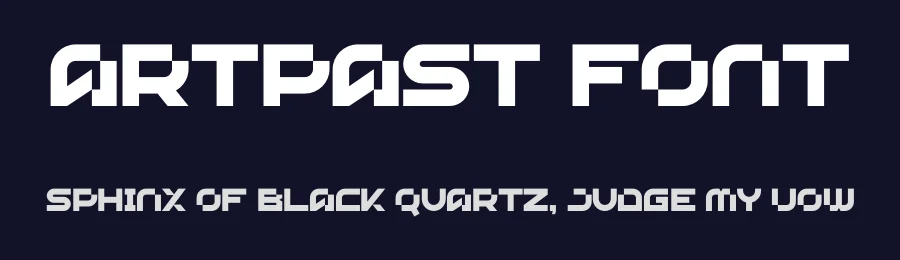 Artpast Font by Maiko Hatta — Display Font — thumbnail 2