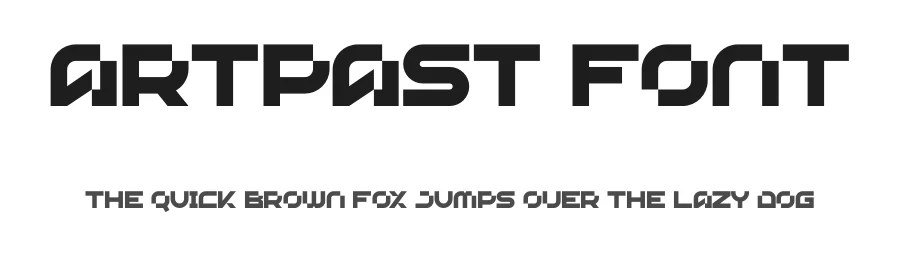 Artpast Font by Maiko Hatta — Display Font