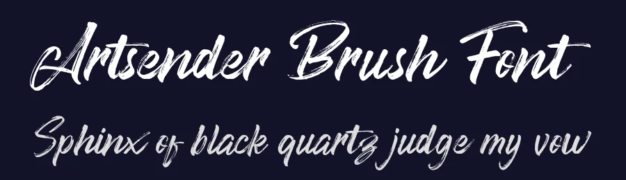 Artsender Brush Font by Ketikata Studio — Script Handwritten Font — thumbnail 2