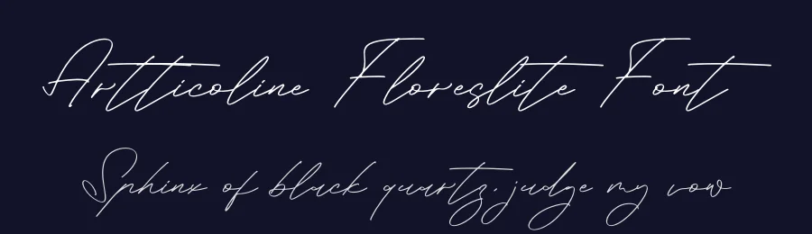 Artticoline Floreslite Font by letterfabric — Script Handwritten Font — thumbnail 2