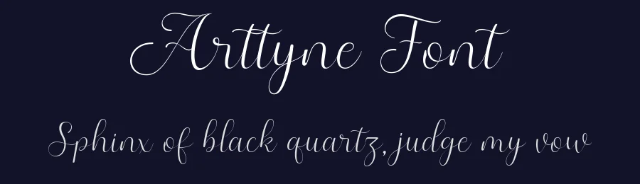 Arttyne Font by alit design — Script Handwritten Font — thumbnail 2