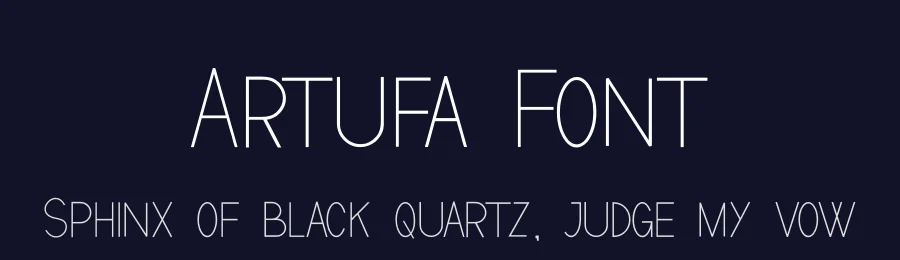 Artufa Font by hayoyuka8 — Sans Serif Font — thumbnail 2