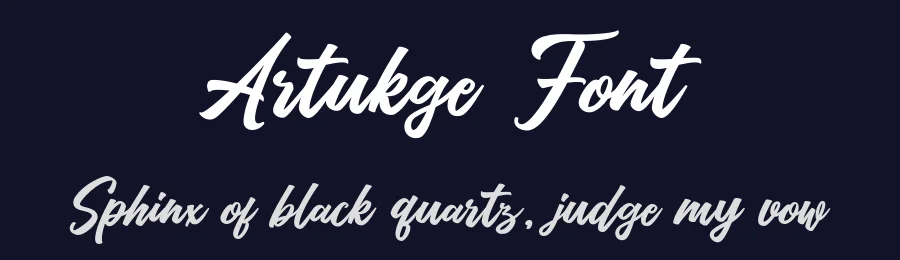 Artukge Font by tebaltipiss — Script Handwritten Font — thumbnail 2