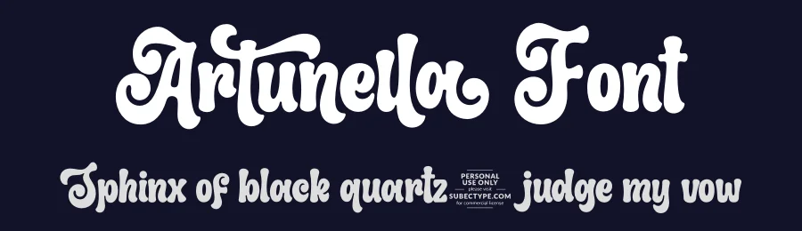 Artunella Font by Subectype — Display Font — thumbnail 2