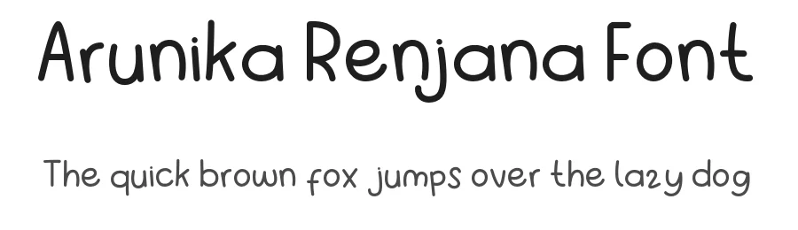 Arunika Renjana Font by Suntype β Display Font