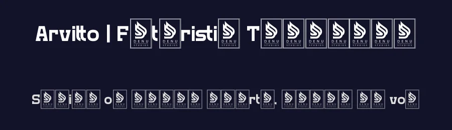 Arvitto | Futuristic Typeface by Gracetypestudio — Display Font — thumbnail 2