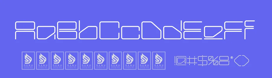 Arxenon Modern Futuristic by Denustudios — Display Font — thumbnail 3