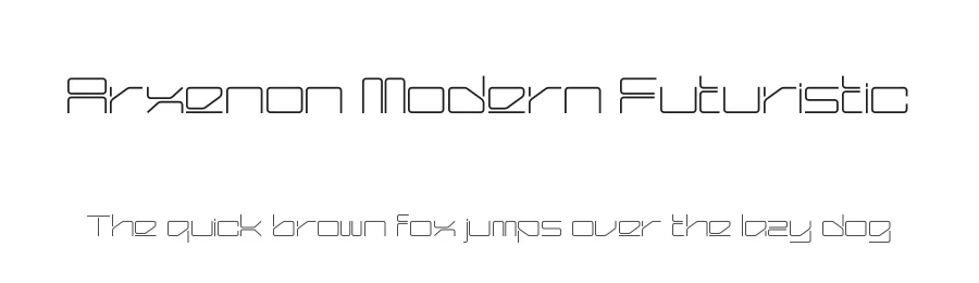 Arxenon Modern Futuristic by Denustudios — Display Font