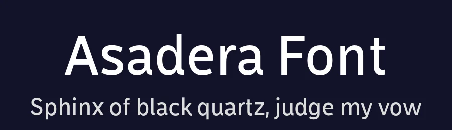 Asadera Font by Torneo Tipográfico — Sans Serif Font — thumbnail 2
