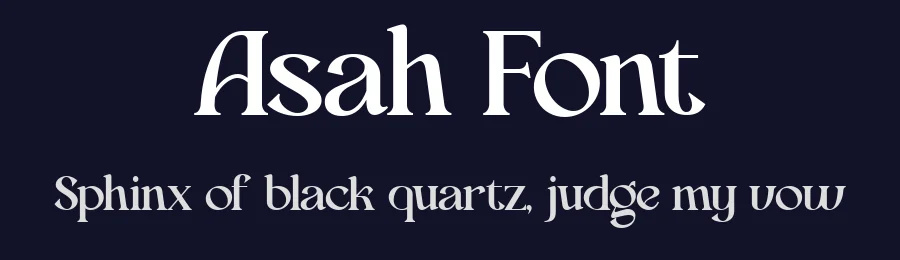 Asah Font by Pekotype — Display Font — thumbnail 2