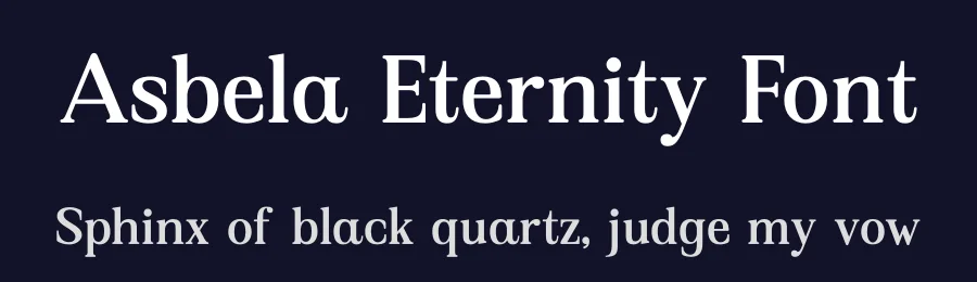 Asbela Eternity Font by Storytype — Serif Font — thumbnail 2