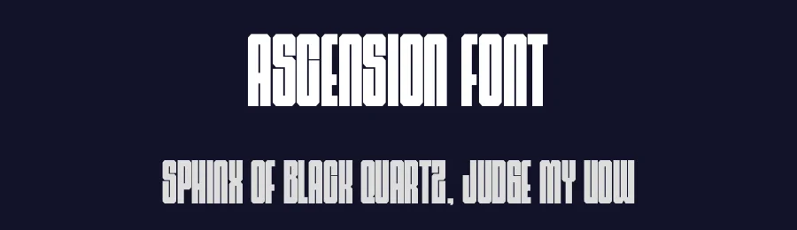 Ascension Font by Funtype — Decorative Font — thumbnail 2