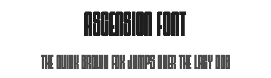 Ascension Font by Funtype — Decorative Font
