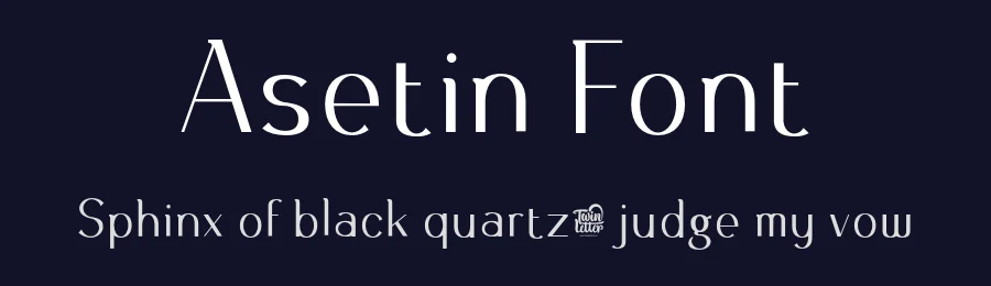 Asetin Font by twinletter — Sans Serif Font — thumbnail 2