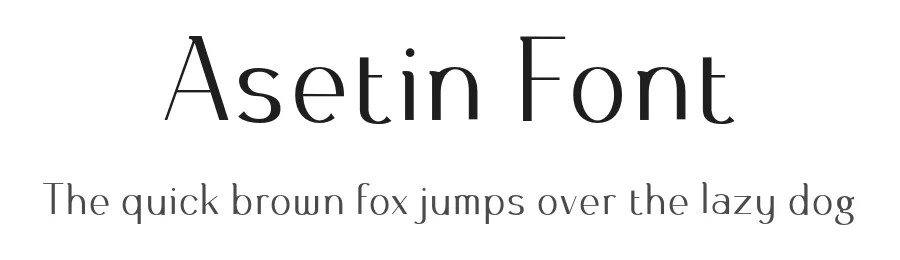 Asetin Font by twinletter — Sans Serif Font