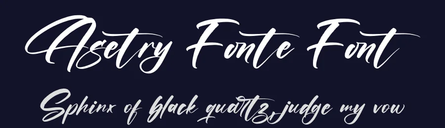 Asetry Fonte Font by letternity — Script Handwritten Font — thumbnail 2