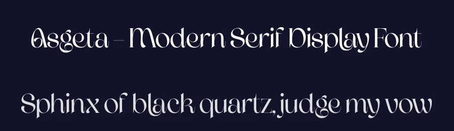 Asgeta – Modern Serif Display Font by timelesstype.co — Display Font — thumbnail 2