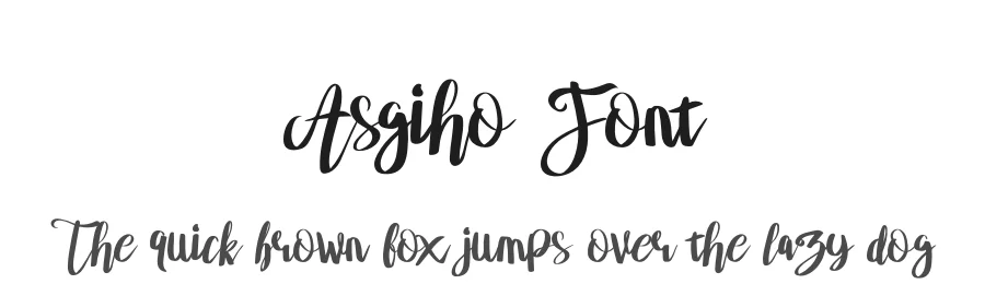 Asgiho Font by khalwastudio — Script Handwritten Font