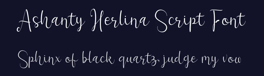 Ashanty Herlina Script Font by letterenastudios — Script Handwritten Font — thumbnail 2