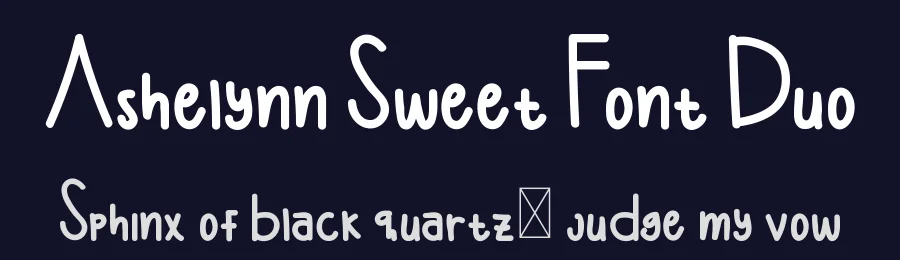 Ashelynn Sweet Font Duo by edricstudio — Script Handwritten Font — thumbnail 2