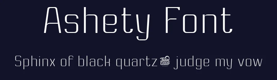 Ashety Font by twinletter — Sans Serif Font — thumbnail 2