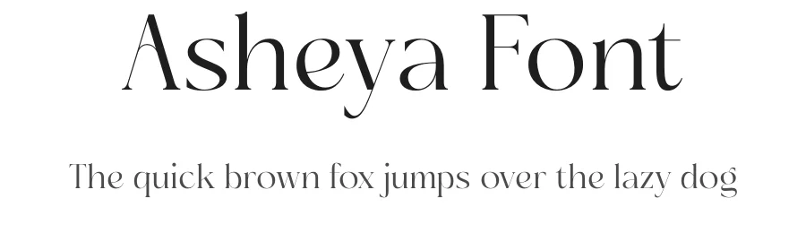Asheya Font by timelesstype.co — Serif Font
