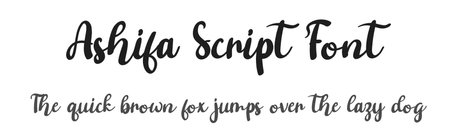 Ashifa Script Font by letterenastudios — Script Handwritten Font