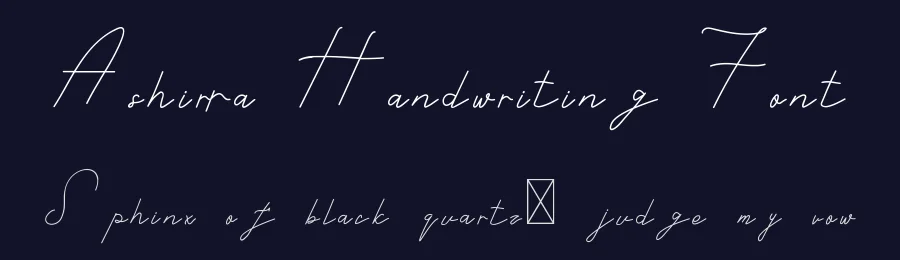 Ashirra Handwriting Font by edricstudio — Script Handwritten Font — thumbnail 2
