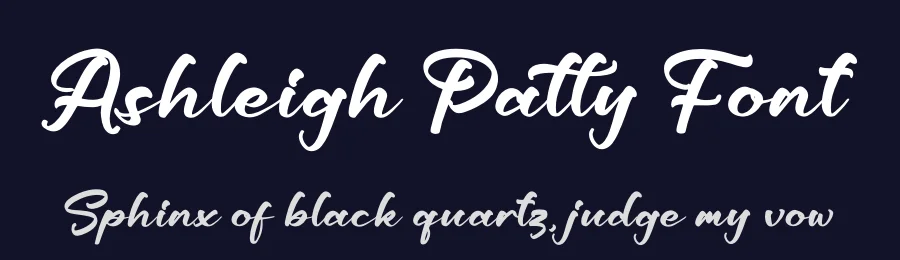 Ashleigh Patty Font by glorytype — Script Handwritten Font — thumbnail 2