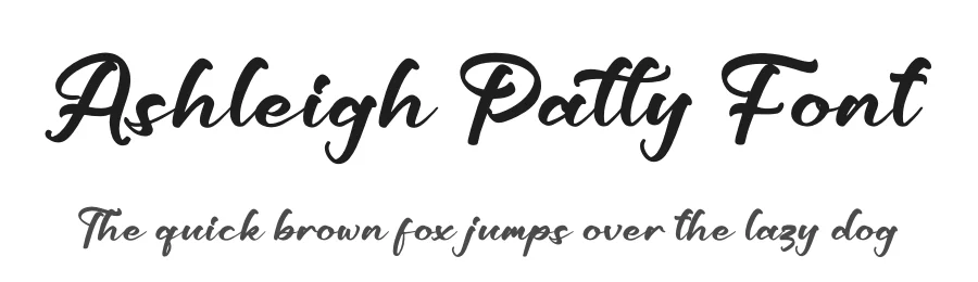 Ashleigh Patty Font by glorytype — Script Handwritten Font