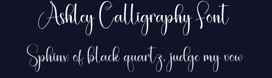 Ashley Calligraphy Font by creativeletter — Script Handwritten Font — thumbnail 2
