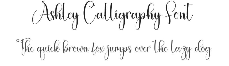 Ashley Calligraphy Font by creativeletter — Script Handwritten Font