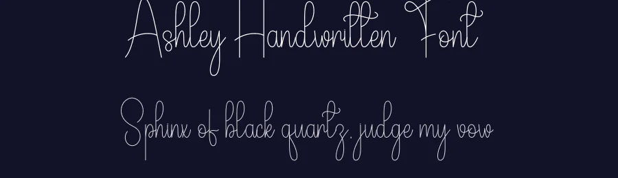 Ashley Handwritten Font by andikastudio — Script Handwritten Font — thumbnail 2